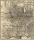 New County and Rail Road Map of the Western States and Valley of the Mississippi in 1874 by Relic Map Company