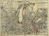 Railroad Map Showing the Lands of the Standard Coal and Iron County Situated In the Hocking Valley, Ohio, and Their Relation to the Markets of the North and West 1881 by Relic Map Company