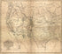 General Map of the United States & Their Territory Between the Mississippi & the Pacific Ocean. 1. Showing the Different Surveyed Routes from the Mississippi Valley to the Coast of Pacific Ocean, 2. the New Established & Proposed Post Routes, 3. the R... by Relic Map Company