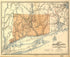 Map of the Railroads of Connecticut to Accompany the Report ... 1893. Prepared by S. D. Tilden, Hartford by Relic Map Company