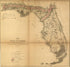 Map of the State of Florida Showing the Progress of the Surveys Accompanying Annual Report of the Surveyor General for 1859 by Relic Map Company