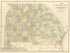 Map of Georgia & Alabama Exhibiting the Post Offices, Post Roads, Canals, Rail Roads & C.; by David H. Burr (Late Topographer to the Post Office), Geographer to the House of Representatives of the U.S in 1839 by Relic Map Company