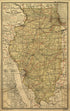 Railroad Map of Illinois Prepared Under the Direction Of, and Presented By, Cicero J. Lindly, Chas. S. Rannells, and Jos. E. Bidwell, Railroad and Warehouse Commissioners. April 1, 1898 by Relic Map Company