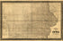 Sectional Map of the State of Iowa, Compiled from the United States Surveys Also Exhibiting the Internal Improvements, Distances Between Towns & Villages, Lines of Projected Rail Roads &c. &c.; Drawn and Published by Guy H. Carleton, Dep. Sur. U.S 1850 by Relic Map Company