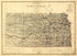 State of Kansas, 1884; Compiled from the Official Records of the General Land Office and Other Sources Under Supervision of G.P. Strum, Principal Draughtsman, Photo Lith & Print by Julius Bien & Co. New York 1884 by Relic Map Company