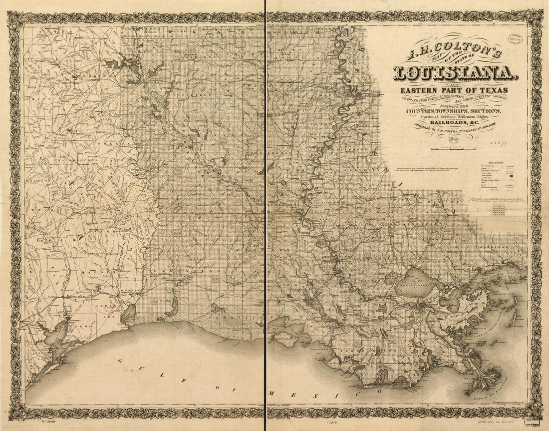 This old map of J. H. Colton&