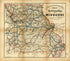 Commissioners Official Railway Map of Missouri. Completed to January 1st 1888. Copyright 1887 by R. T. Higgins by Relic Map Company
