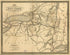 York Showing Its Water and Rail Road Lines. Jan in 1855, by Direction of John T. Clark State Engineer & Surveyor by Relic Map Company
