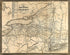 Map of the Rail Roads of the State of New York 1870 by Relic Map Company