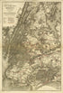 Map of New York City, Brooklyn, and Vicinity Showing Surface & Elevated Railroads In Operation and Proposed 1885 by Relic Map Company