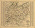 New Rail Road Map of Ohio Prepared by H. Sabine, Commissioner of Rail Roads & Telegraphs 1882 by Relic Map Company