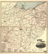 Railroad Map of Ohio Published by the State, Prepared Under the Direction of Commissioner of Railroads and Telegraphs 1898 by Relic Map Company