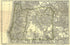 Indexed Map of Oregon Showing the Railroads In the State and the Express Company Doing Business Over Each, Also, Counties, Lakes & Rivers 1876 by Relic Map Company