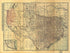 Texas Railroads 1900 by Relic Map Company