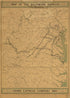 Map of the Baltimore Division; Adams Express Company 1885 by Relic Map Company