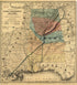 Map Showing the Line of the Alabama & Tennessee River Rail Road and Its Proposed Extensions; Exhibiting Also the Contiguous Mineral Deposits and Zone of Production 1867 by Relic Map Company