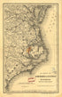 Map Showing the Albemarle & Pantego Railroad and Its Connections 1887 by Relic Map Company
