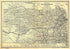 Map Showing the Atchison, Topeka & Santa Fé Rail Road and Its Auxiliary Roads In the State of Kansas 1886 by Relic Map Company