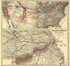 Maps Showing the Atlantic & Pacific Railroad and Leased Lines in 1873 by Relic Map Company