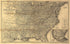 A Map Showing the Atlantic Mississippi & Ohio Railroad and Its Connections from Norfolk to Cumberland Gap Via Bristol 1867 by Relic Map Company