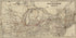 Map Showing the Route of the Chicago and Canada Southern Railway and Its Connecting Lines 1872 by Relic Map Company