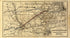 Map of the Chicago and Southwestern Railway and the Chicago, Rock Island & Pacific Railroad and Their Connections 1869 by Relic Map Company
