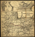 Maps Showing the Danville, Urbana, Bloomington & Pekin Railroad and Its Connections 1869 by Relic Map Company