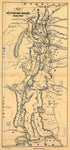 Map of the Denver and Rio Grande Railway and Connections 1873 by Relic Map Company