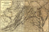 Map Showing the Fredericksburg & Gordonsville Rail Road of Virginia, Leading From Fredericksburg, Via Orange C.H., to Charlottesville, Where It Connects With the Chesapeake & Ohio R.R. and the Extension of the Orange & Alexandra R.R. to Lynchburg in 1869 by Relic Map Company
