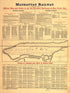 Map and Guide of the Elevated Railroads of New York City 1881 by Relic Map Company