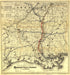 Map Showing the Route and Connections of the Mississippi Valley Railroad of Louisiana; E. Baldwin, Chief Engineer 1882 by Relic Map Company