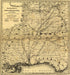 Map Showing the Line of the New Orleans, Mobile & Chattanooga Railroad, and Also the Chief Agricultural and Mineral Districts of the State of Alabama 1867 by Relic Map Company