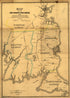 Map of the Old Colony Rail Road With Its Branches & Connecting Roads, Prepared Under the Direction of the Committee of Investigation, Jany. 1850, S. Dwight Eaton, Engr by Relic Map Company