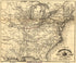 A Correct Map of the Pennsylvania Central Rail Road With Its Branches & Connections, the Shortest & Quickest Route Between the East & West in 1854 by Relic Map Company