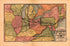 Map of the Pittsburg sic, Fort Wayne & Chicago, Cleveland and Pittsburg sic, Grand Rapids and Indiana, and Pennsylvania Railroads 1874 by Relic Map Company