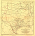 Map of the Rio Grande and Pecos Railway Showing Its Connections With the Texas Mexican, Texas Mexican Short Line, Mexican National, Texas & St. Louis, and Denver & Rio Grande Narrow Gauge Systems and Also the International & Great Northern, Mexican Or... by Relic Map Company