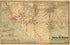 The Santa Fé Route and Connections, 1888 by Relic Map Company