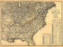 Map Showing Lines and Connections of the Shenandoah Valley and Norfolk & Western Railways 1881 by Relic Map Company
