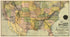 Map of the Shenandoah Valley Route Via Luray Caverns, Natural Bridge & the Grottos. the Shenandoah Valley R.R. Norfolk & Western R.R. and East Tennessee, Virginia & Georgia System and Their Connections 1890 by Relic Map Company