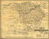 Map of South Pacific Rail Road County of Missouri 1870 by Relic Map Company