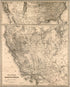 Maps Showing the Southern Pacific Railroad and Its Connections 1875 by Relic Map Company