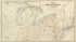 Map of the Sunbury and Erie Rail Road and Its Connections in 1850 by Relic Map Company