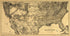 Texas and Pacific Railway and Its Connections in 1876 by Relic Map Company