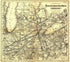 Map Showing the Toledo, Ann Arbor, and Grand Truck Railway and Its Connections, 1881 by Relic Map Company