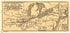 Map of the Toledo, Wabash, and Gt. Western Rail Road Line, and Its Connections 1859 by Relic Map Company