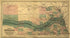 Map of Nebraska Showing the Union Pacific Railroad Land Grant 1880 by Relic Map Company