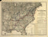 Map Showing the Line of the Virginia, Tennessee, & Georgia Air Line Composed of the Shenandoah Valley R.R., Norfolk & Western R.R. and the East Tennessee, Virginia, & Georgia R.R 1881 by Relic Map Company