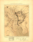 Port Hudson and Its Defences in 1863 by Relic Map Company