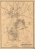 Monumental Guide to the Gettysburg Battlefield. a Map Showing the Location of Every Monument, Marker and Tablet With Approaching Roads and Avenues 1899 by Relic Map Company