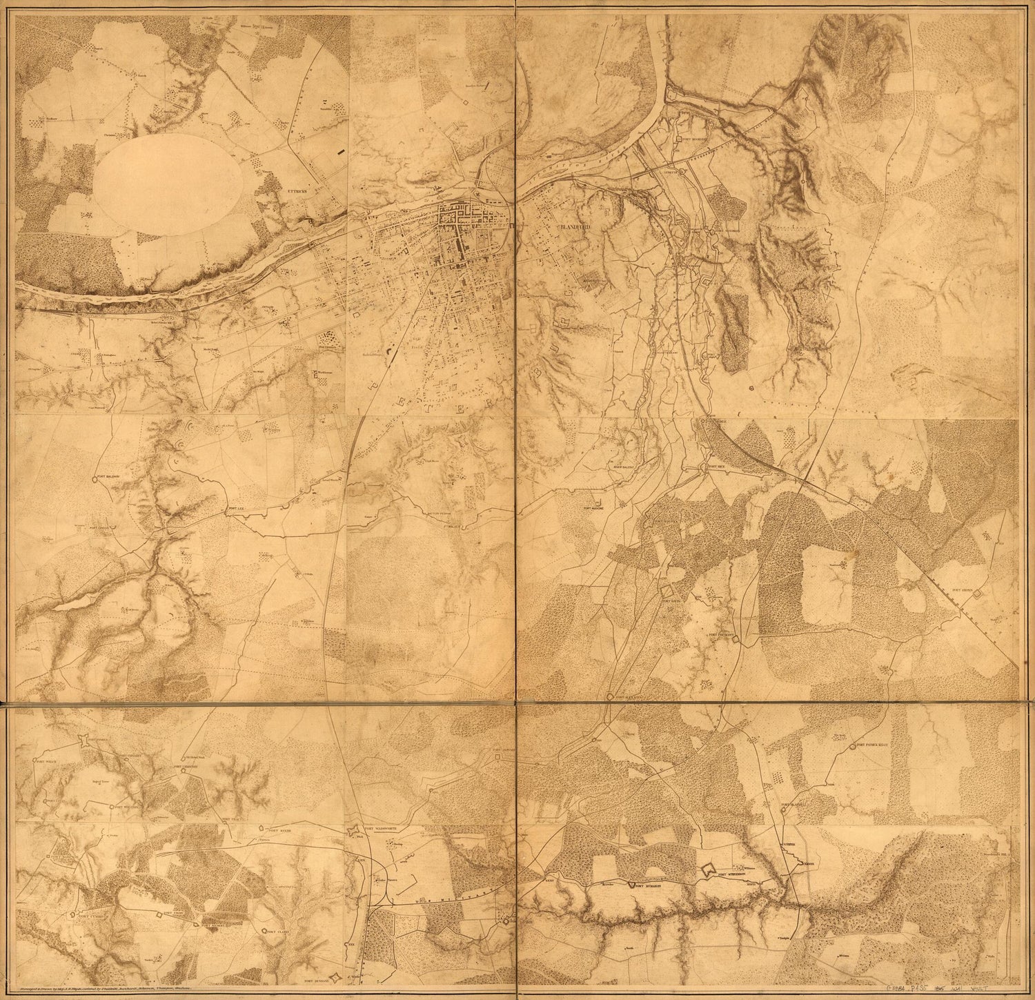 This old map of 5 from 1865 was created by N. (Nathaniel) Michler, J. E. Weyss in 1865
